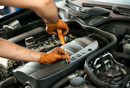 Working On Car Engine